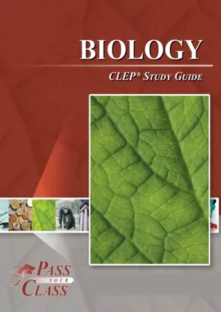 PDF/READ Biology CLEP Test Study Guide
