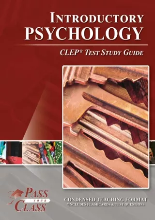 PDF_ Introductory Psychology: CLEP Test Study Guide