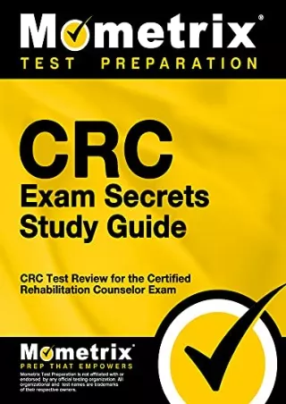 Read ebook [PDF] CRC Exam Secrets Study Guide: CRC Test Review for the Certified Rehabilitation