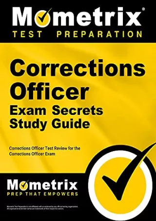 PDF_ Corrections Officer Exam Secrets Study Guide: Corrections Officer Test Review