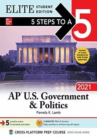 DOWNLOAD/PDF 5 Steps to a 5: AP U.S. Government & Politics 2021 Elite Student Edition (5