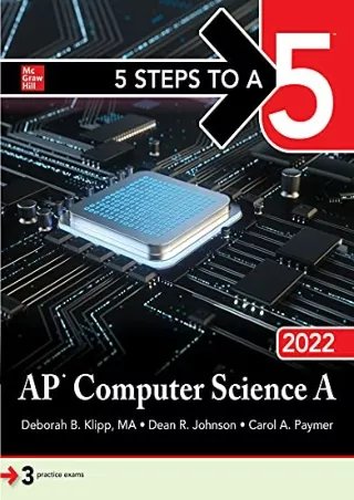PDF_ 5 Steps to a 5: AP Computer Science A 2022