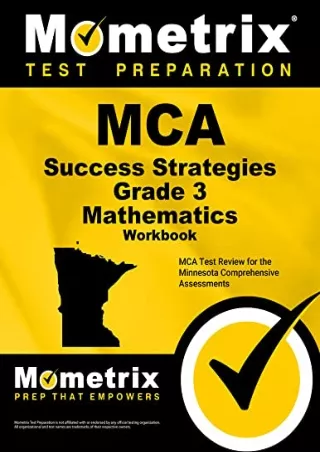 [READ DOWNLOAD] MCA Success Strategies Grade 3 Mathematics Workbook: Comprehensive Skill