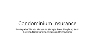 Condominium Insurance