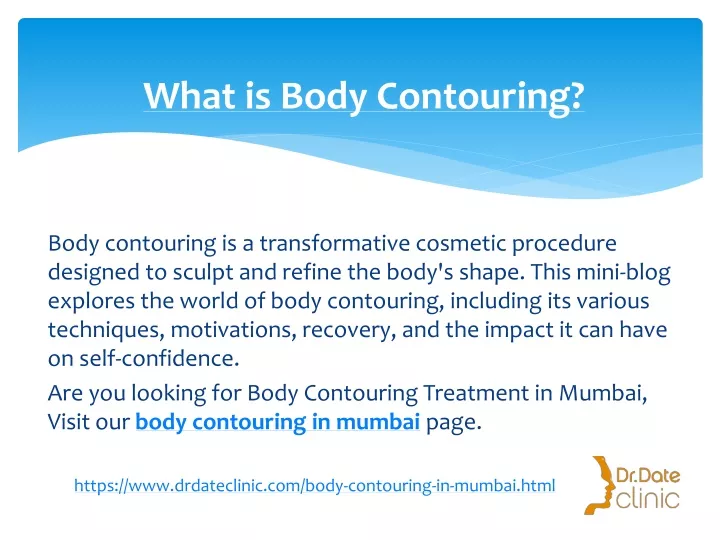 what is body contouring