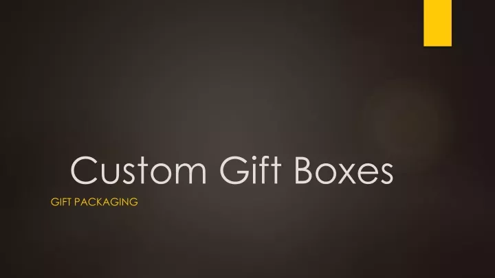 custom gift boxes