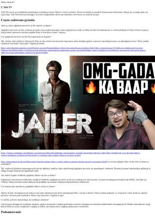 Gdzie obejrzeć filmy online za darmo i bez logowania? Oto najlepsze opcje