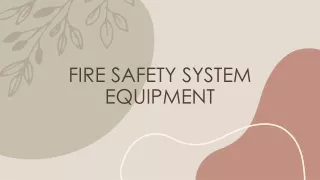 FIRE SAFETY SYSTEM EQUIPMENT IN UDAIPUR