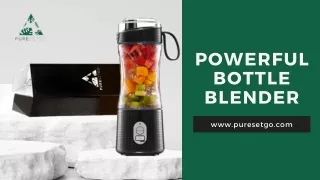 Portable Electric Blender www.puresetgo.com