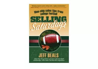 Kindle online PDF Selling Saturdays Blue Chip Sales Tips from College Football f