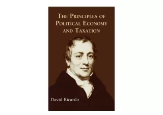Kindle online PDF The Principles of Political Economy and Taxation free acces