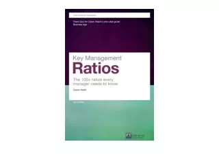 Ebook download Key Management Ratios Financial Times Series  for ipad