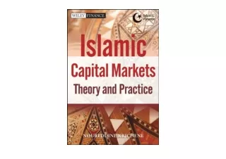 Download Islamic Capital Markets Theory and Practice Wiley Finance  free acces