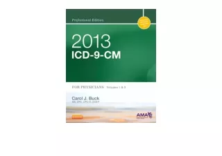 Kindle online PDF 2013 ICD 9 CM for Physicians Volumes 1 and 2 Professional Edit