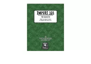 Kindle online PDF Import 101 free acces