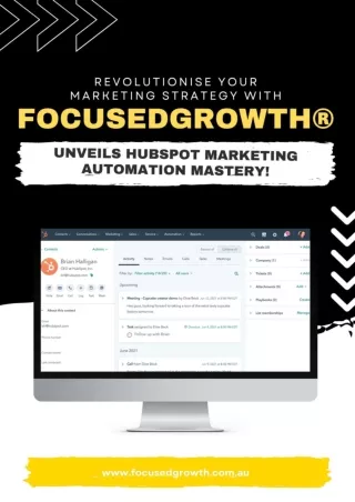 Revolutionise Your Marketing Strategy with FocusedGrowth®: Unveils HubSpot Marke
