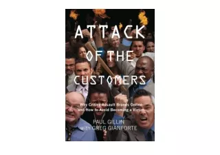 PDF read online Attack of the Customers free acces