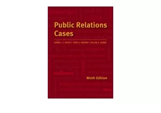 Download Public Relations Cases for ipad