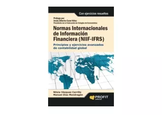 Ebook download NORMAS INTERNACIONALES DE INFORMACIÓN FINANCIERA NIIF VERSION MEX
