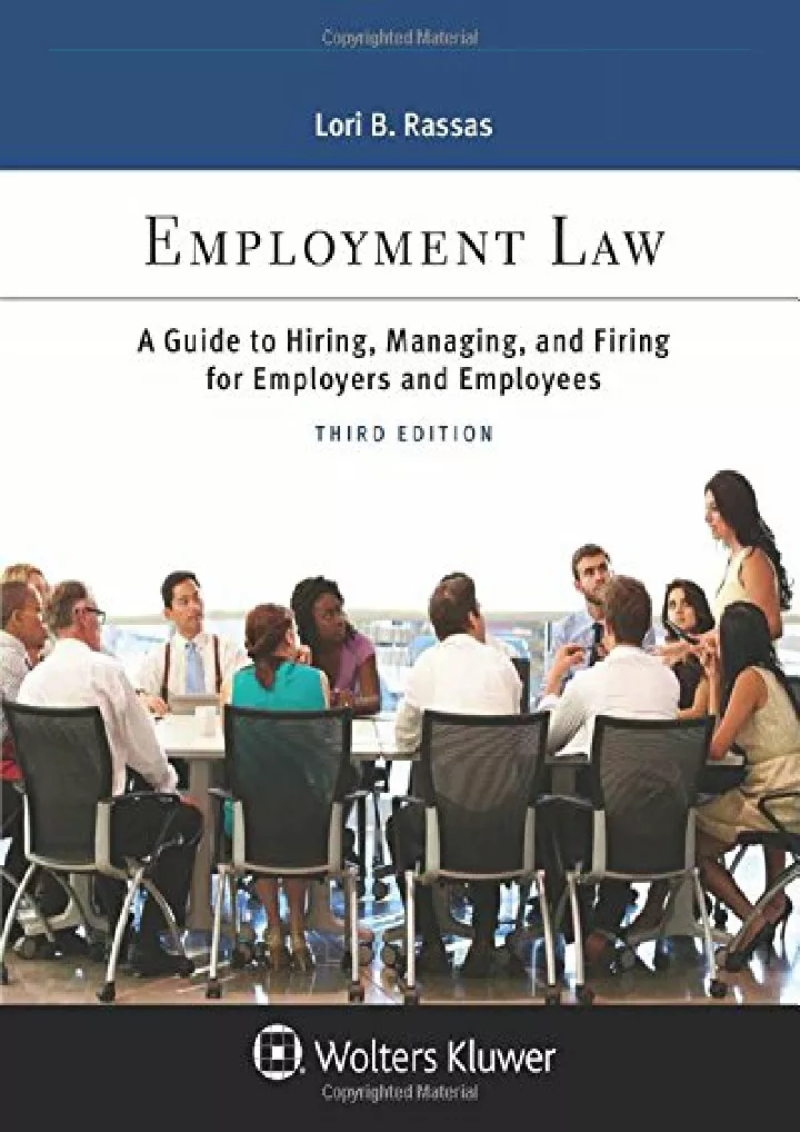 employment law a guide to hiring managing