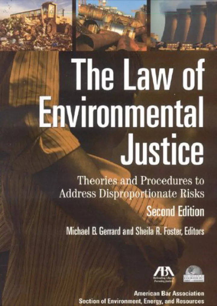 the law of environmental justice theories