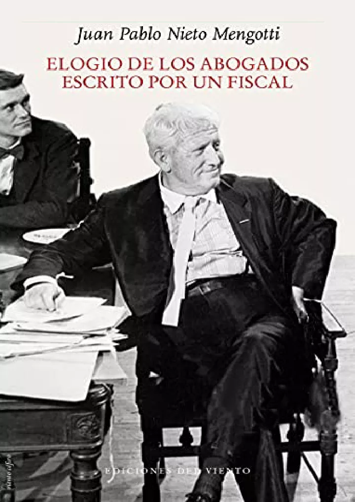 elogio de los abogados escrita por un fiscal