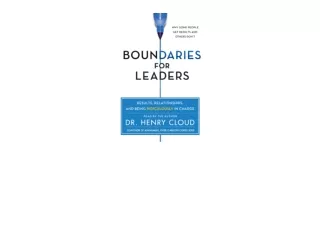 Download Boundaries for Leaders Results Relationships and Being Ridiculously in