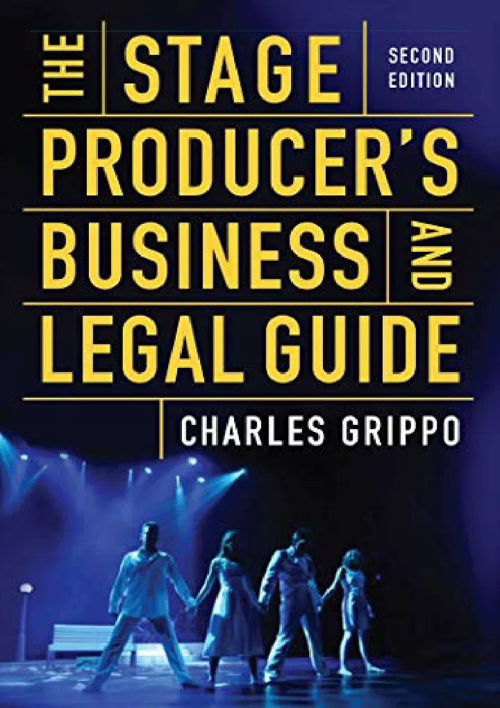 the stage producer s business and legal guide