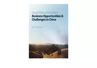 Download PDF Great Wall of Numbers Business Opportunities Challenges in China fr