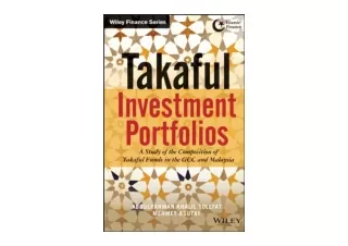 Ebook download Takaful Investment Portfolios A Study of the Composition of Takaf