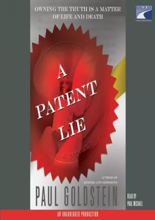 PDF KINDLE DOWNLOAD A Patent Lie epub