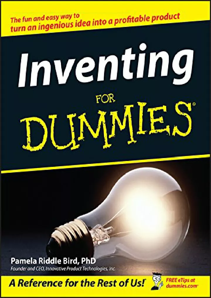 inventing for dummies download pdf read inventing