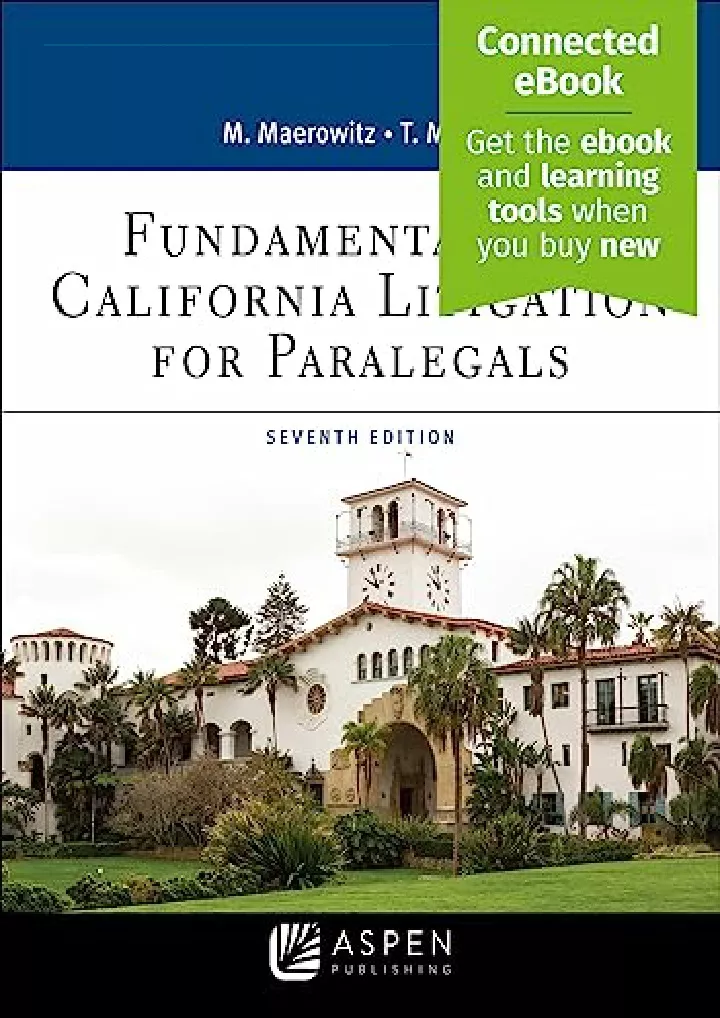 fundamentals of california litigation