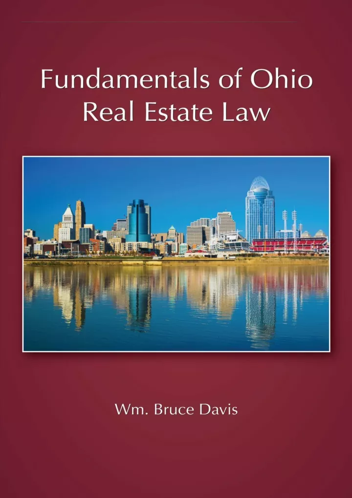 fundamentals of ohio real estate law download