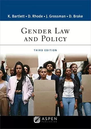 READ [PDF] Gender Law and Policy (Aspen College) (Aspen Criminal Justice) r