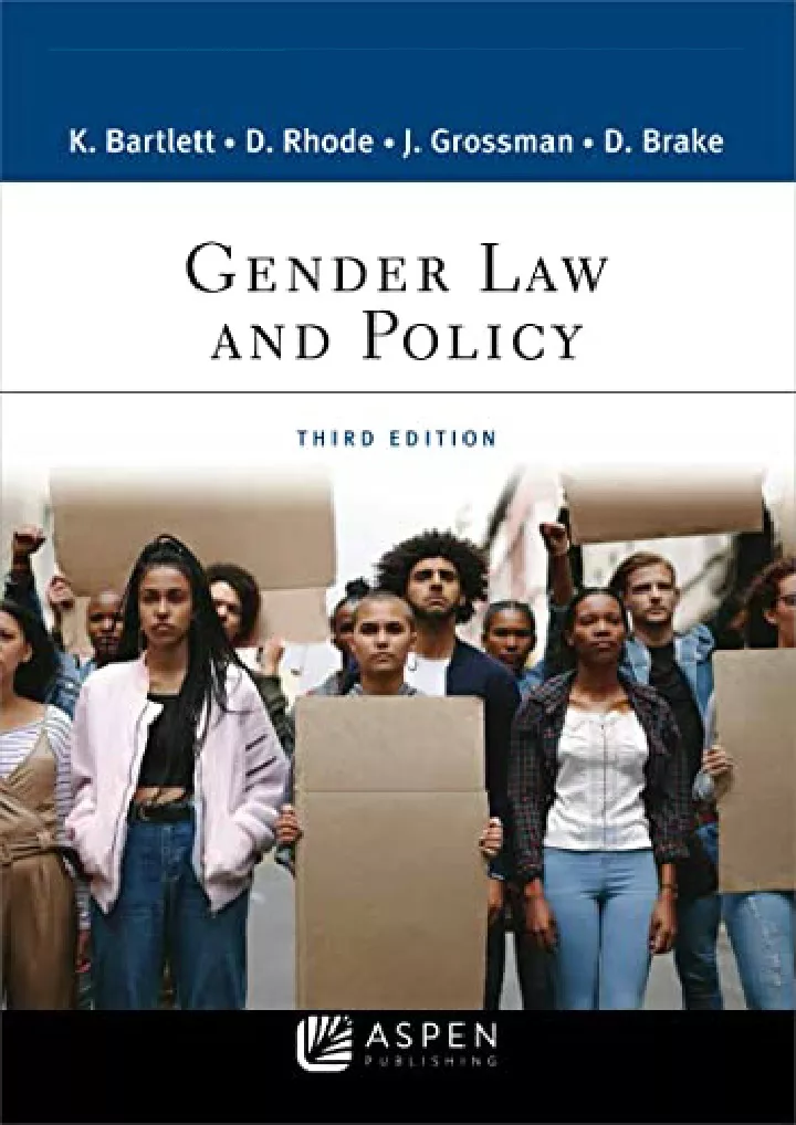 gender law and policy aspen college aspen