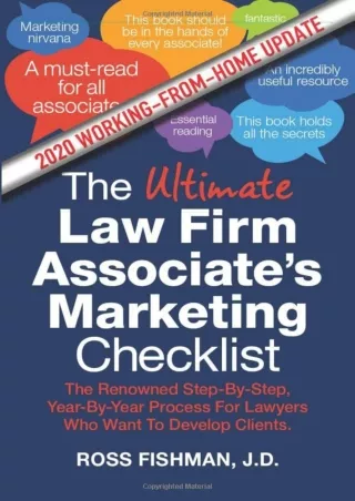 [PDF] DOWNLOAD FREE The Ultimate Law Firm Associate's Working-From-Home Mar