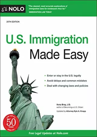 PDF BOOK DOWNLOAD U.S. Immigration Made Easy epub