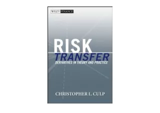 Download Risk Transfer Derivatives in Theory and Practice Wiley Finance Book 224