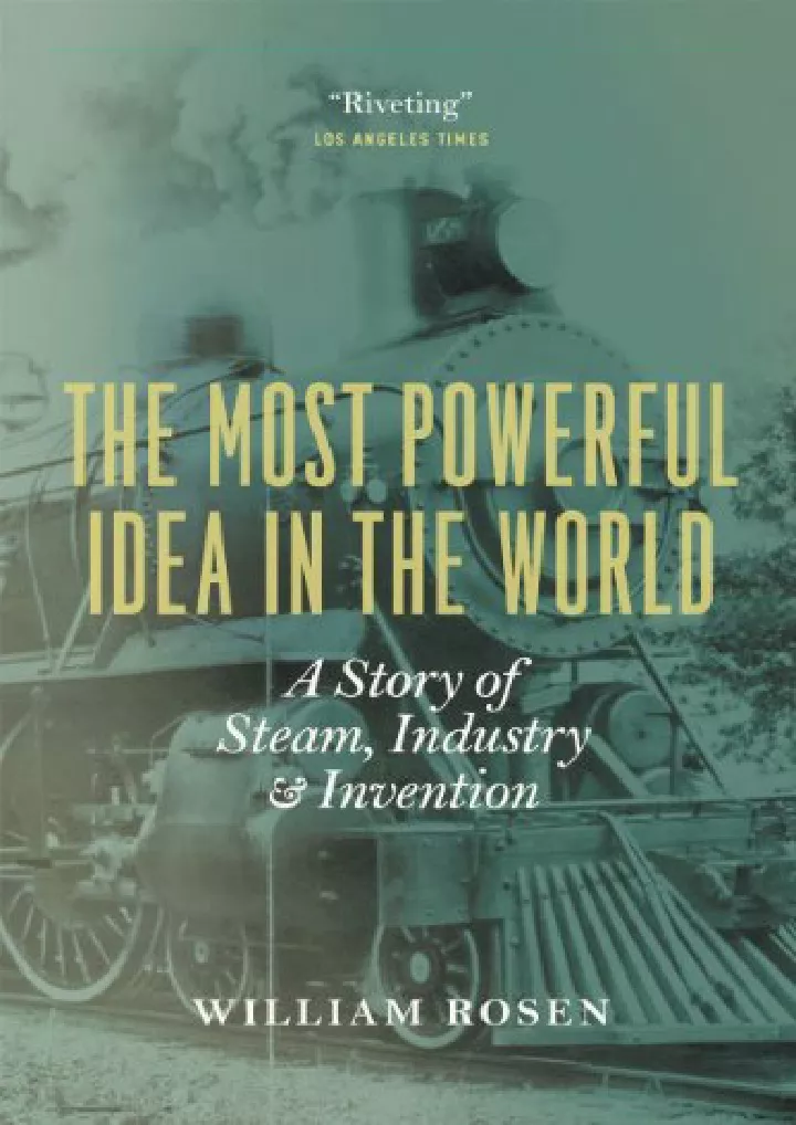 the most powerful idea in the world a story