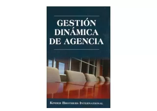 Download PDF GESTIÓN DINÁMICA DE AGENCIA Spanish Edition  for ipad