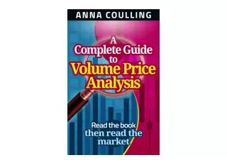 Download A Complete Guide To Volume Price Analysis Read the book then read the m