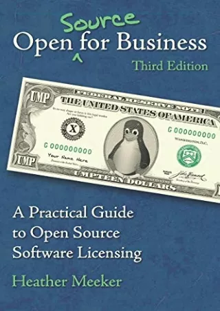 DOWNLOAD [PDF] Open (Source) for Business: A Practical Guide to Open Source