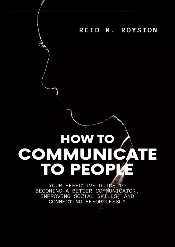 how to communicate to people your effective guide