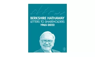 Ebook download Berkshire Hathaway Letters to Shareholders 2022 unlimited