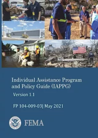PDF FEMA's Individual Assistance Program and Policy Guide (IAPPG) Version 1
