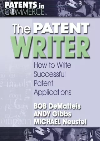 READ [PDF] The Patent Writer: How to Write Successful Patent Applications (