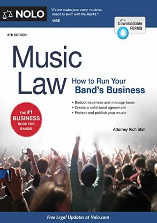 READ/DOWNLOAD Music Law: How to Run Your Band's Business ipad