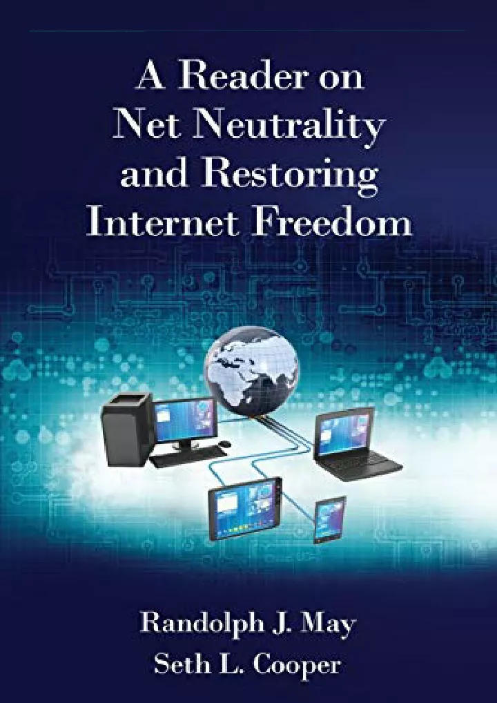a reader on net neutrality and restoring internet