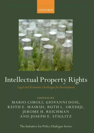 PDF BOOK DOWNLOAD Intellectual Property Rights: Legal and Economic Challeng